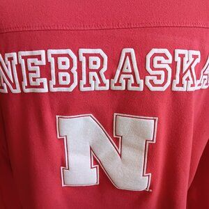 Nebraska Huskers Big Red Medium Vintage T-shirt Long Sleeve Puff Print 1990's